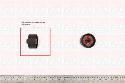 FAI AUTOPARTS t9777 -  Паразитный / Ведущий ролик, зубчатый ремень